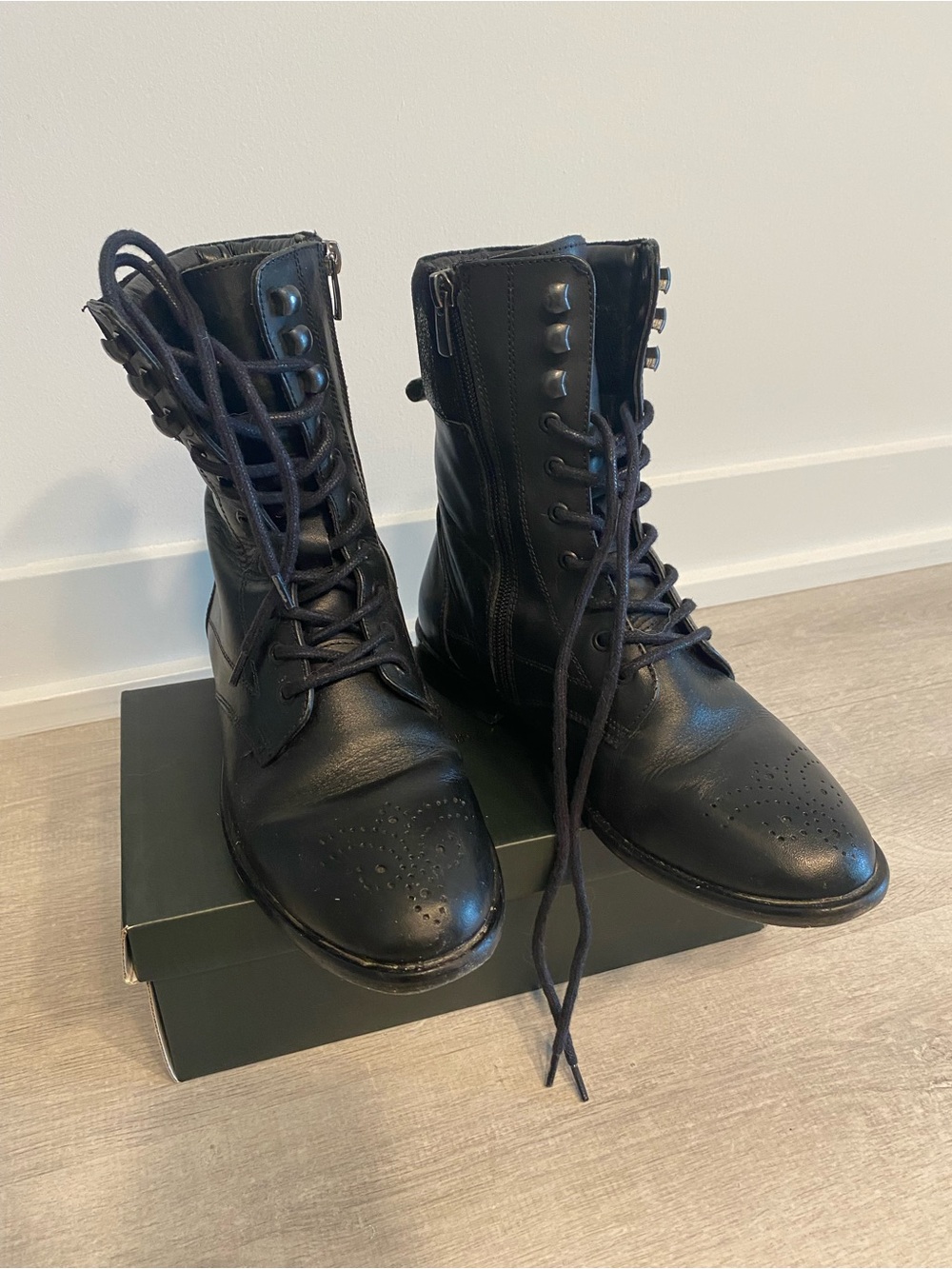 Women’s Leather Black Boots